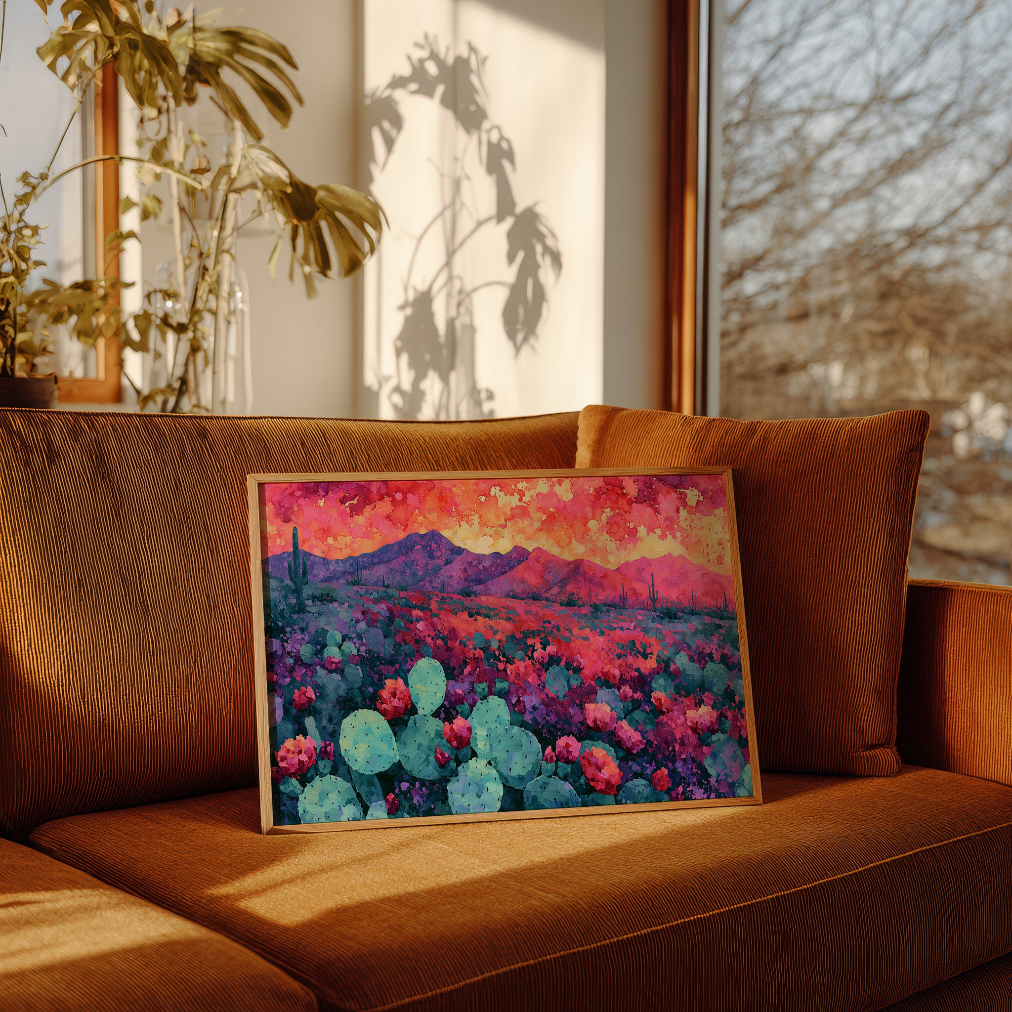 Desert Bloom, Magenta Mountains