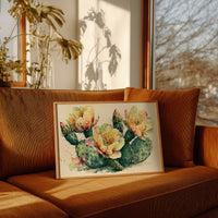 Prickly Pear in Golden Bloom