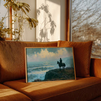 Cowboy's Watch Over the Waves
