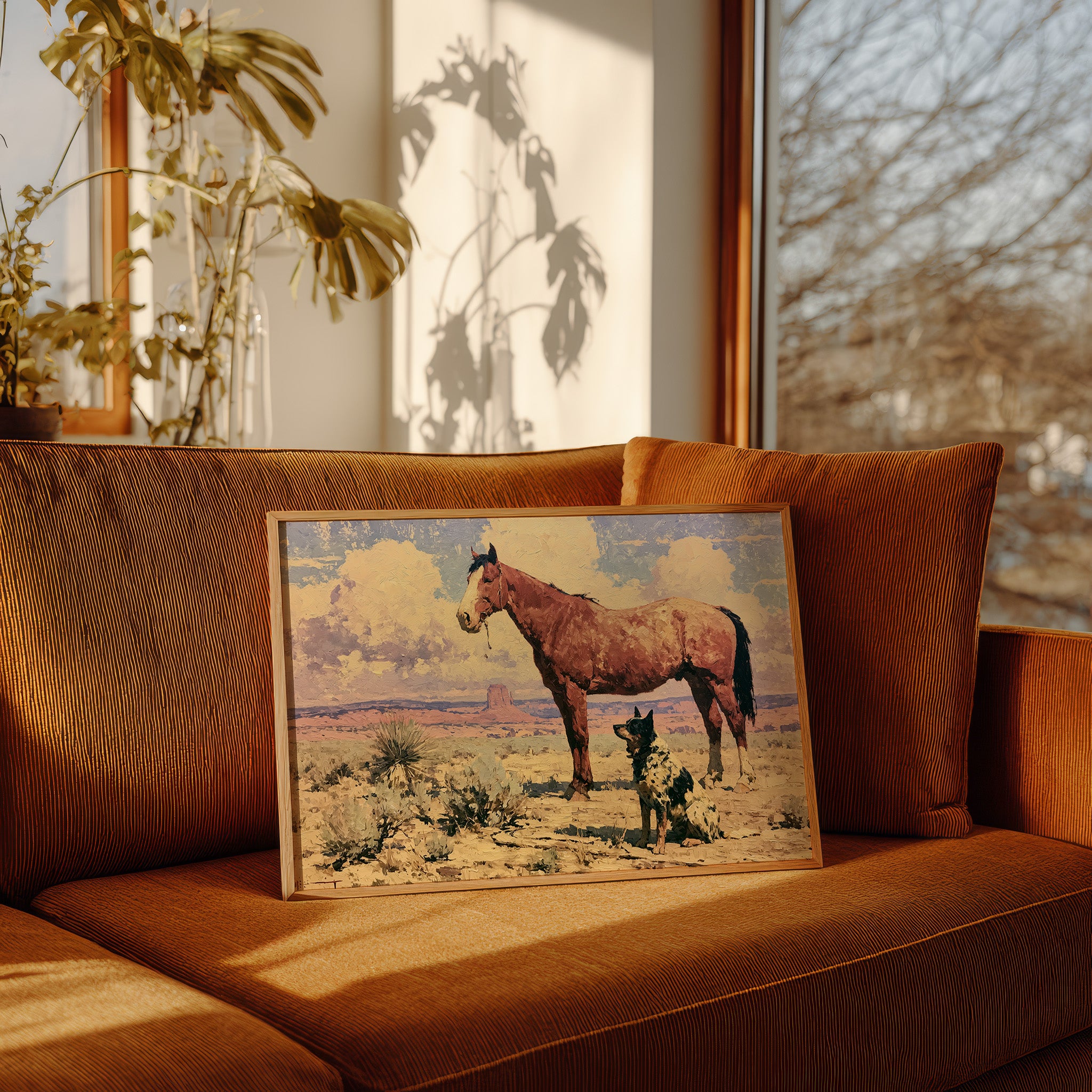 Desert Companions, Horse and Cattle Dog