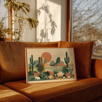 Desert Bloom at High Noon