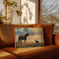 Bay Horse Meets the Shepherd