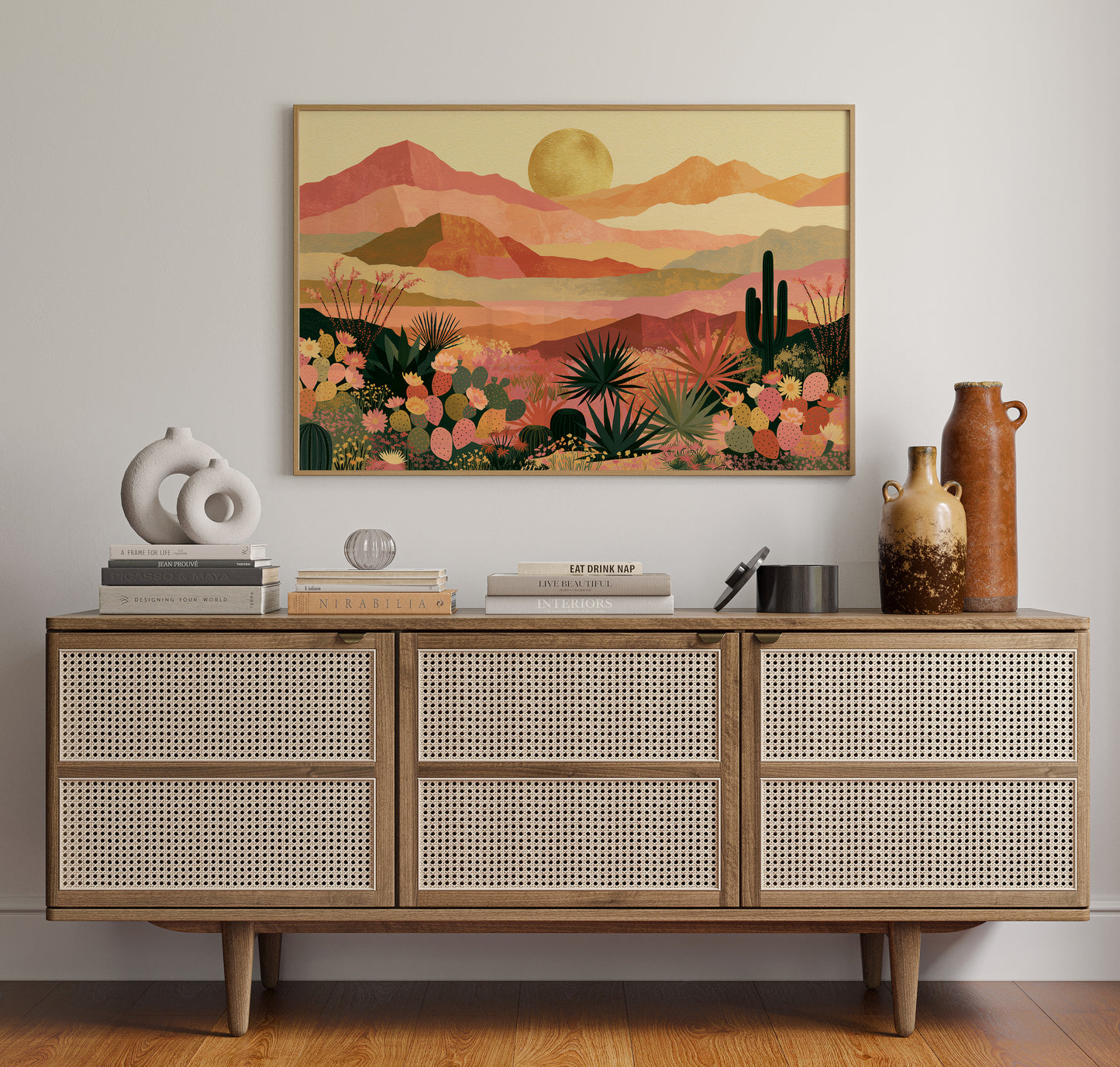 Desert Bloom at Golden Hour