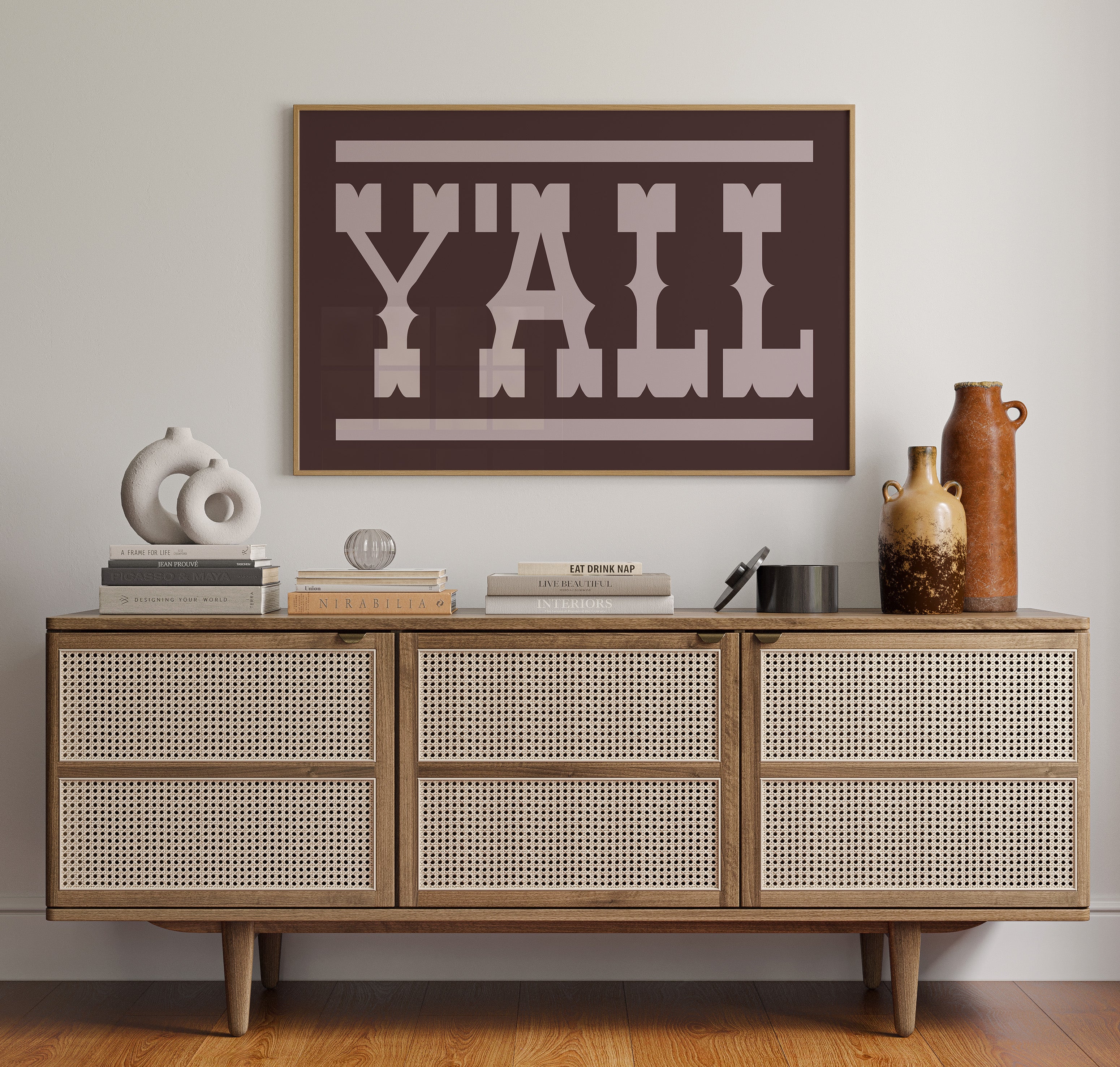 Y'all Western Type Print