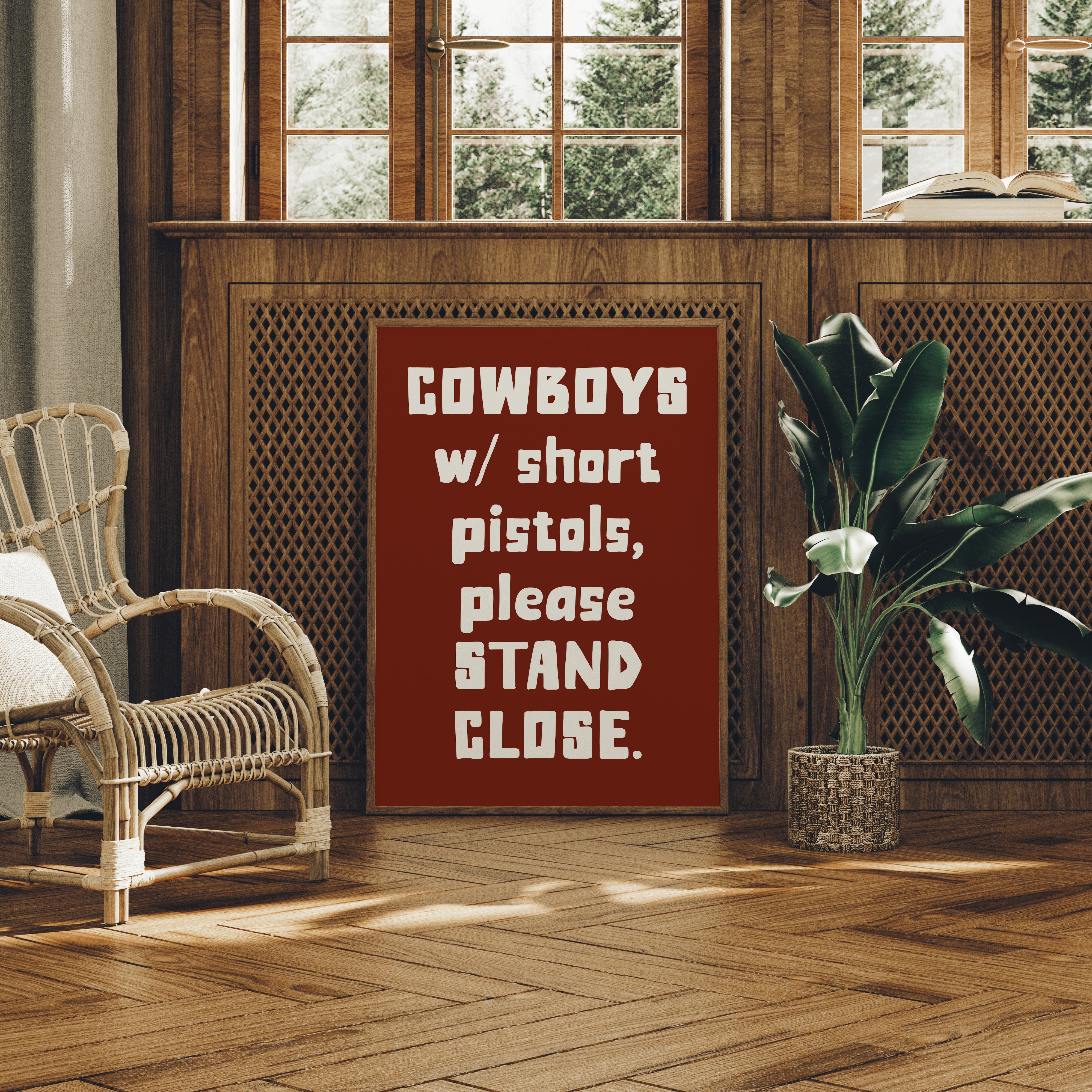Cowboys Please Stand Close, Bold