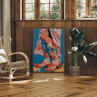 Floral Cowboy Boots Impasto Study