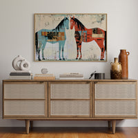 Two Horses, Painted Sides