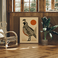 Quail Strikes A Pose