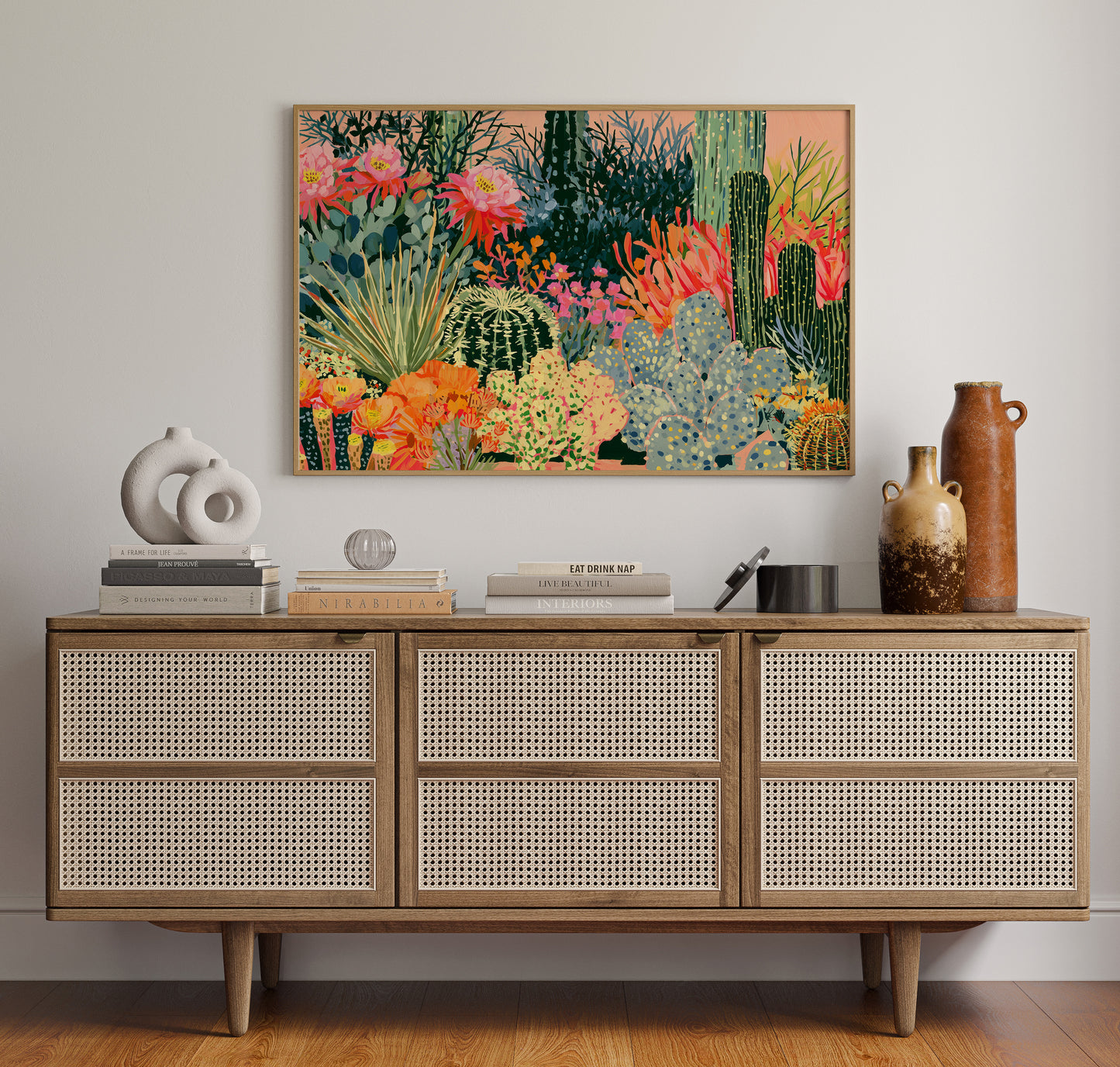 Blooming Cactus Garden