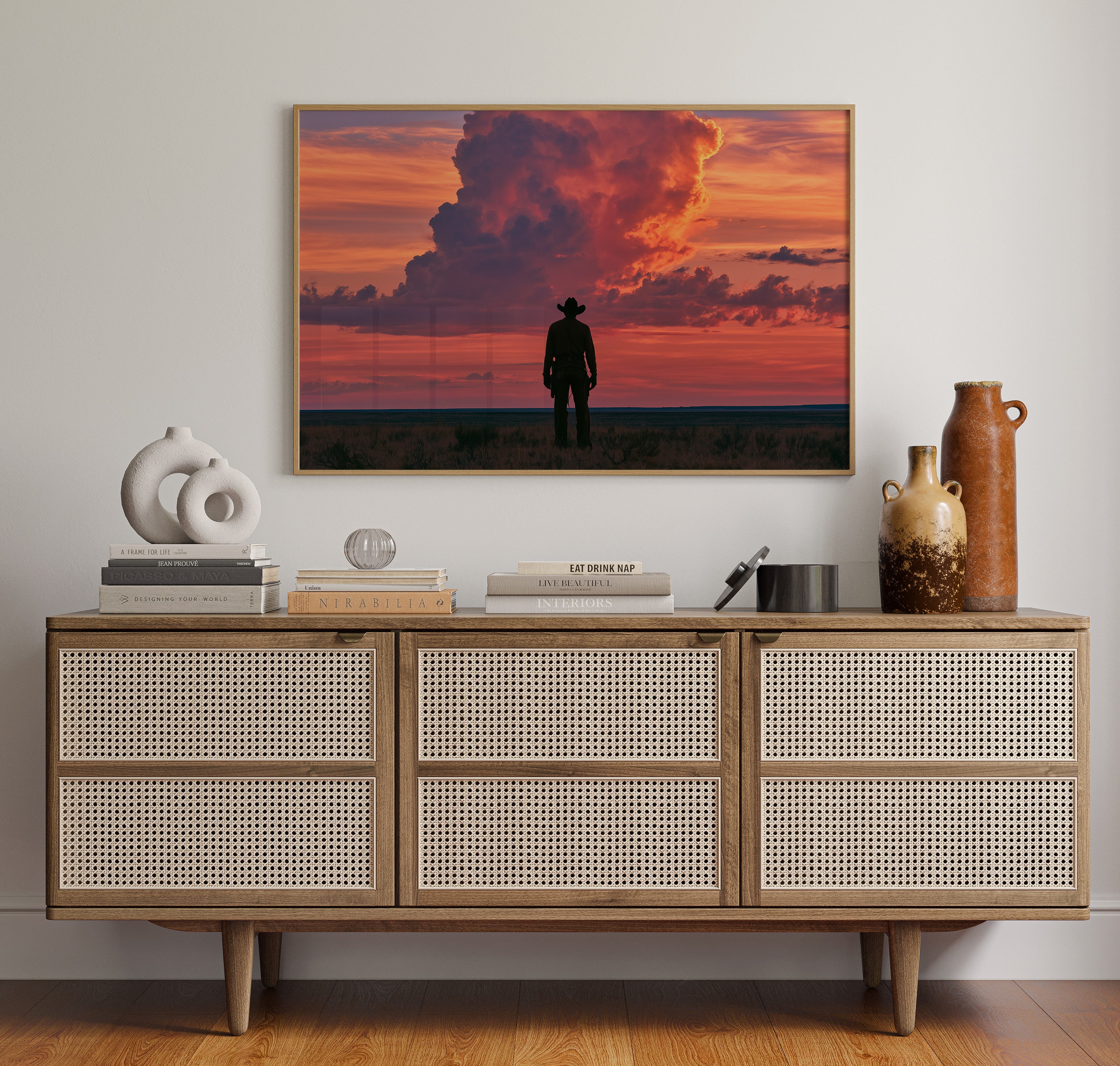Cowboy at Dusk