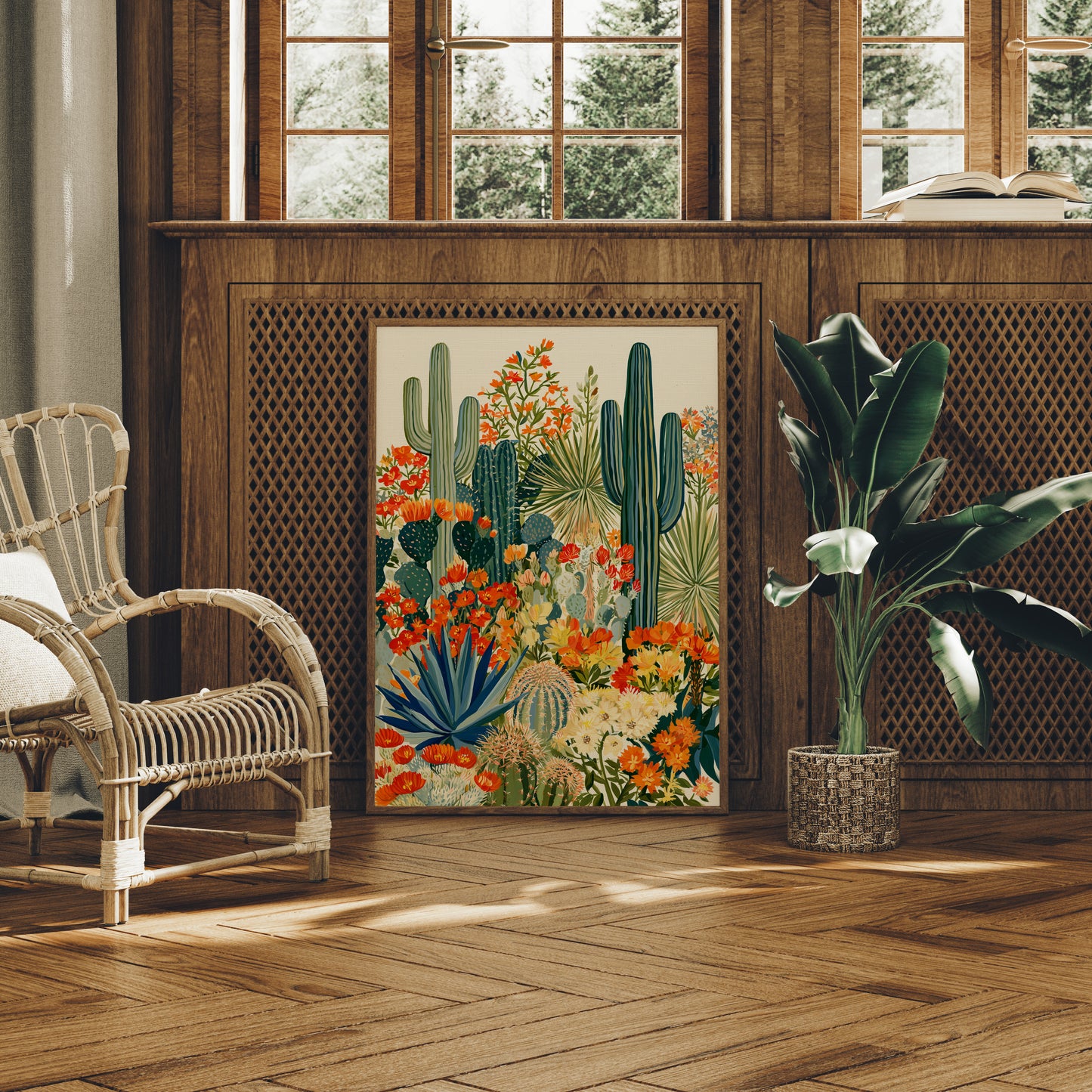 Desert Garden In Full Bloom