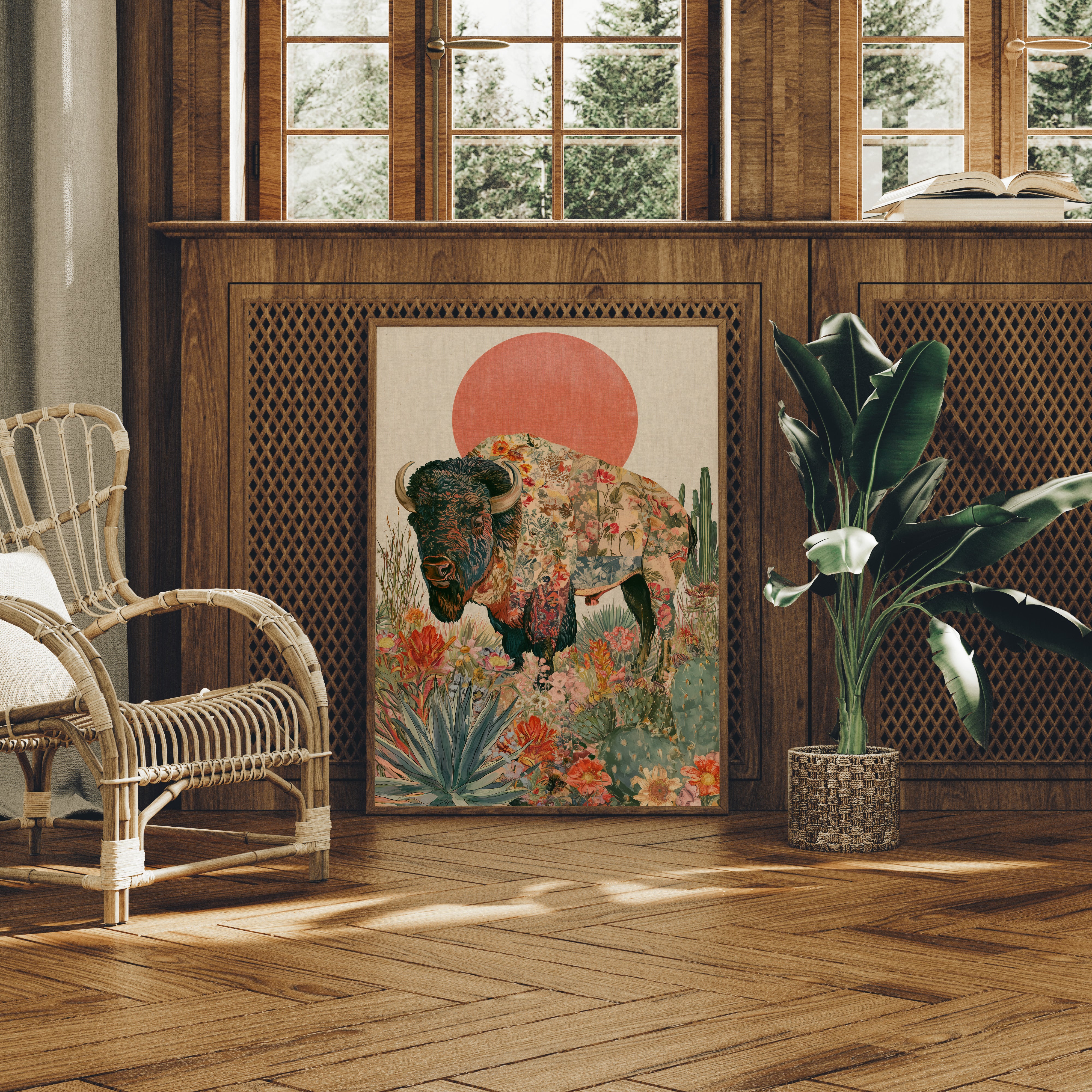 Bison in Bloom
