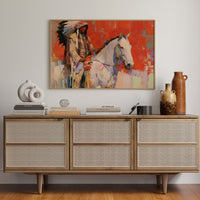 Portrait In Palette Knife