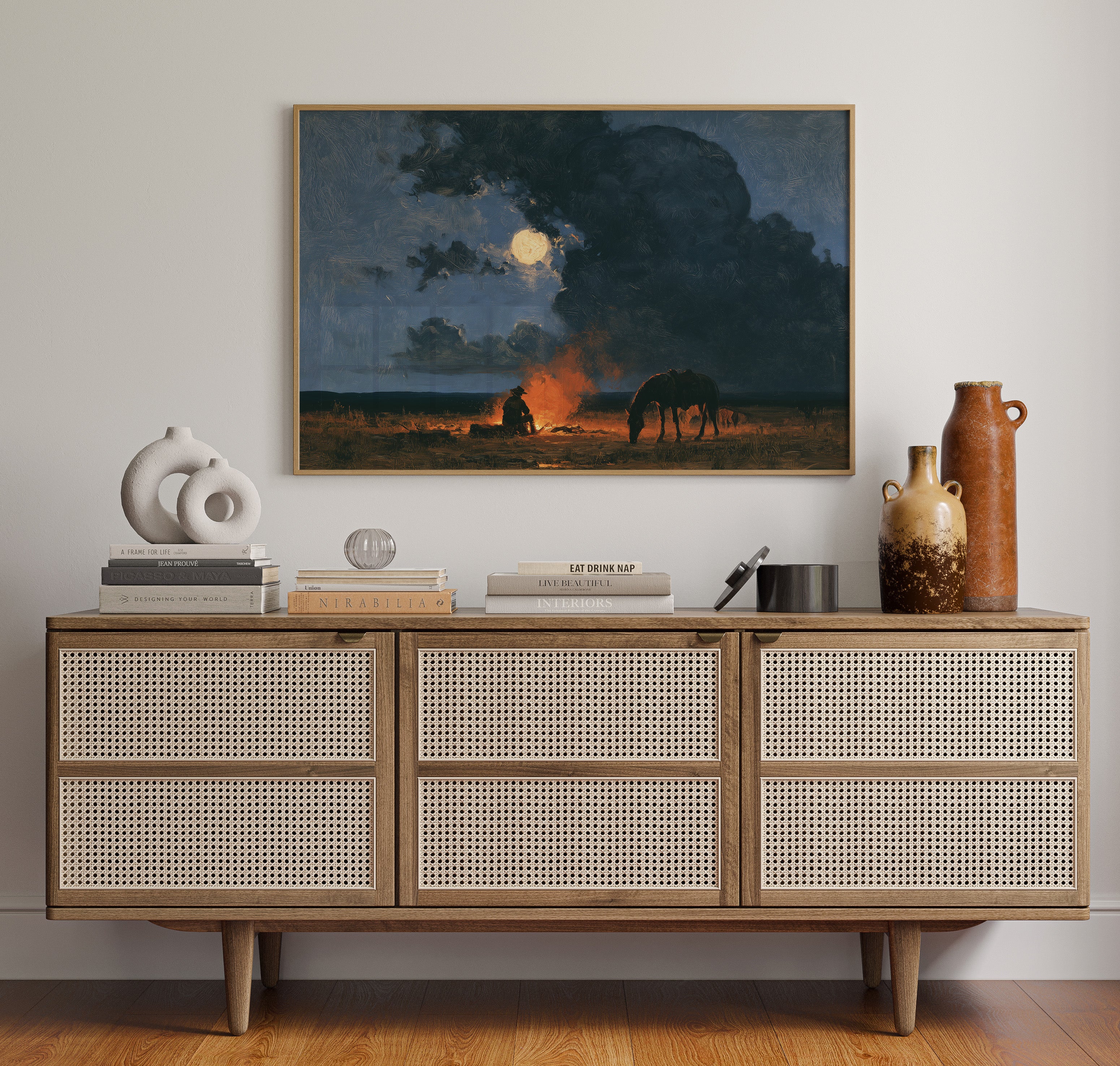 Fire, Horse, And A Restless Sky