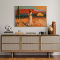 Homestead In Amber Light