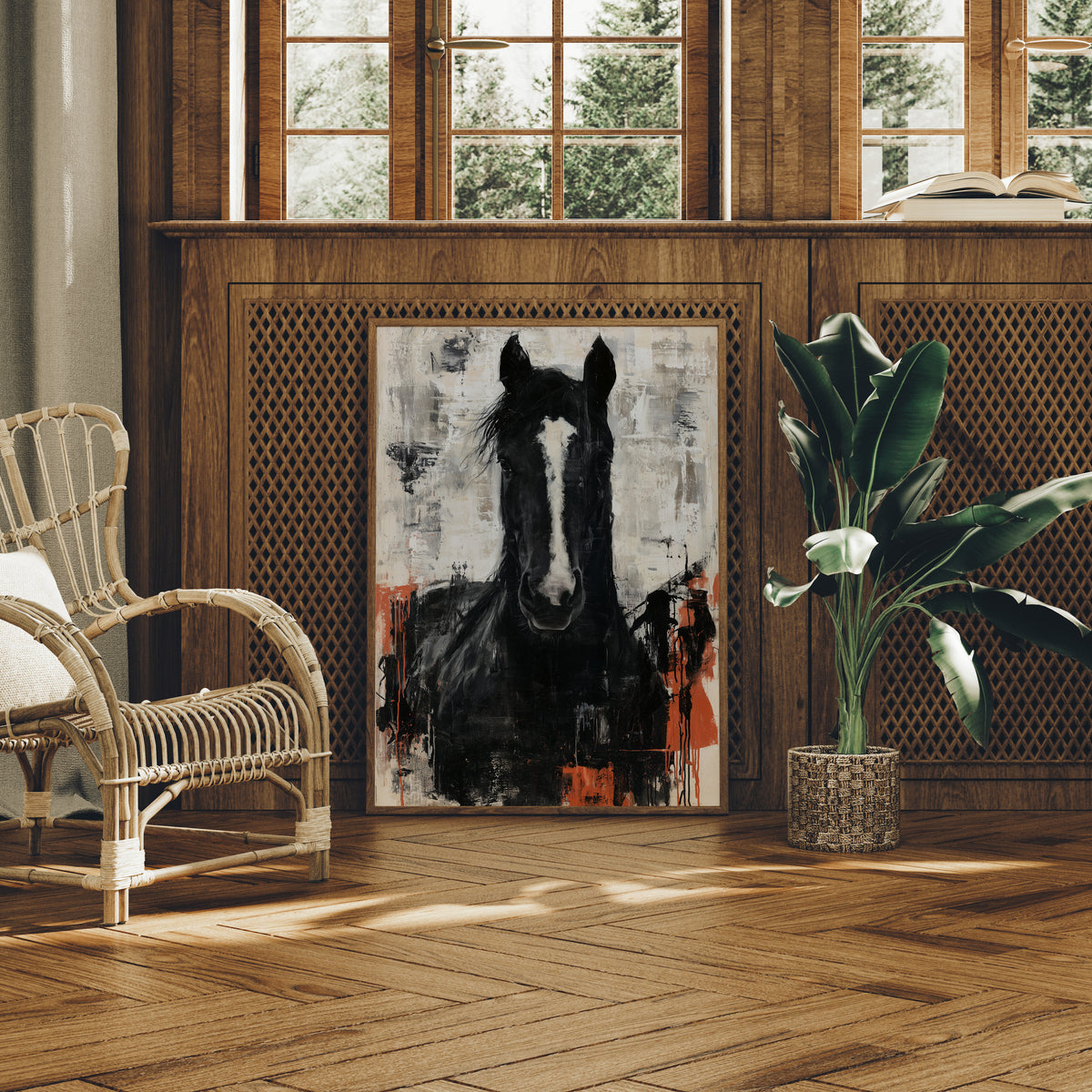 Blaze in Black and Rust