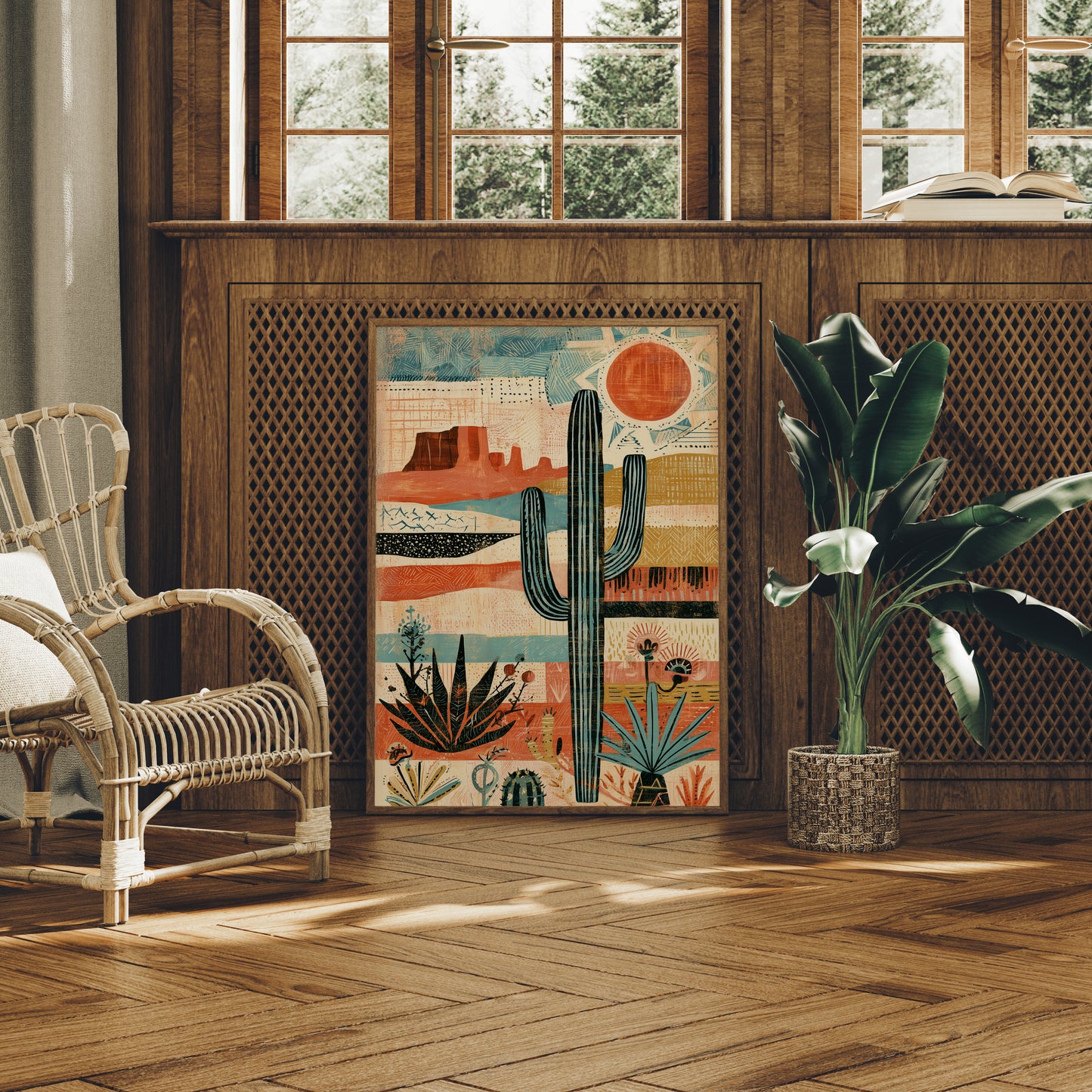 Mid-Century Desert: Saguaro Sun