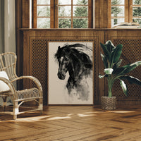 Unbridled Motion: Charcoal Stallion
