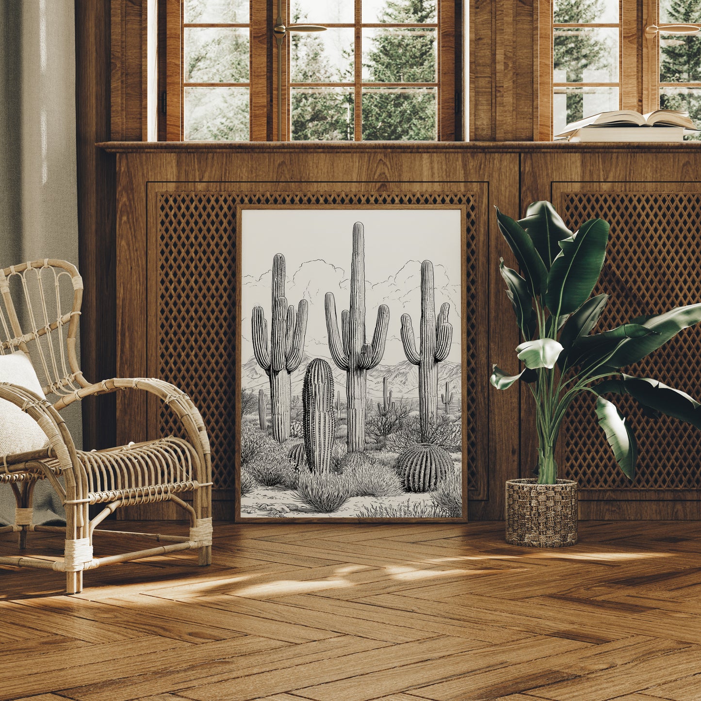 Saguaro Sketch Standoff