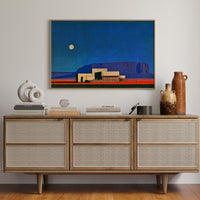 Moonrise Over The Pueblo