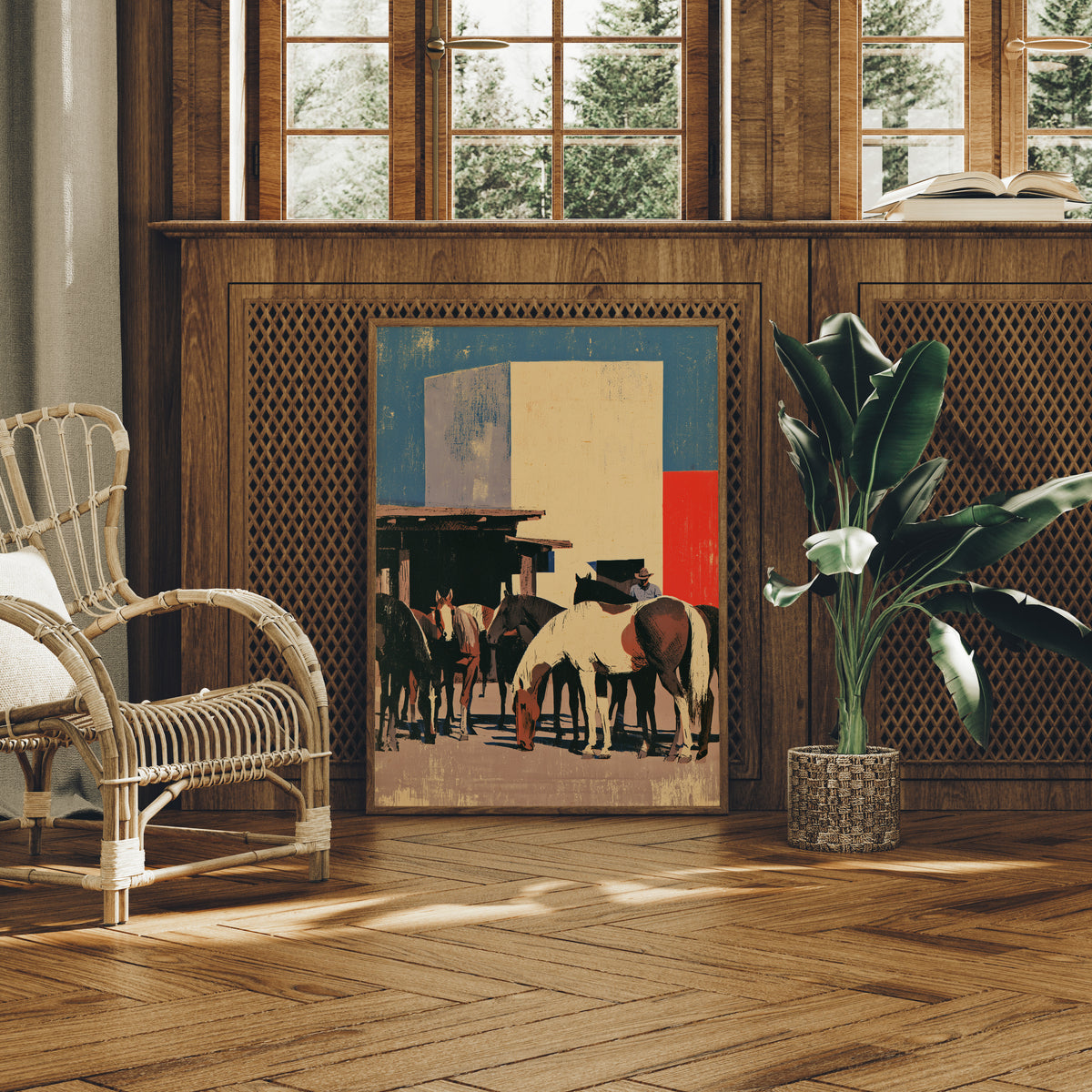 Adobe Stables at Dusk