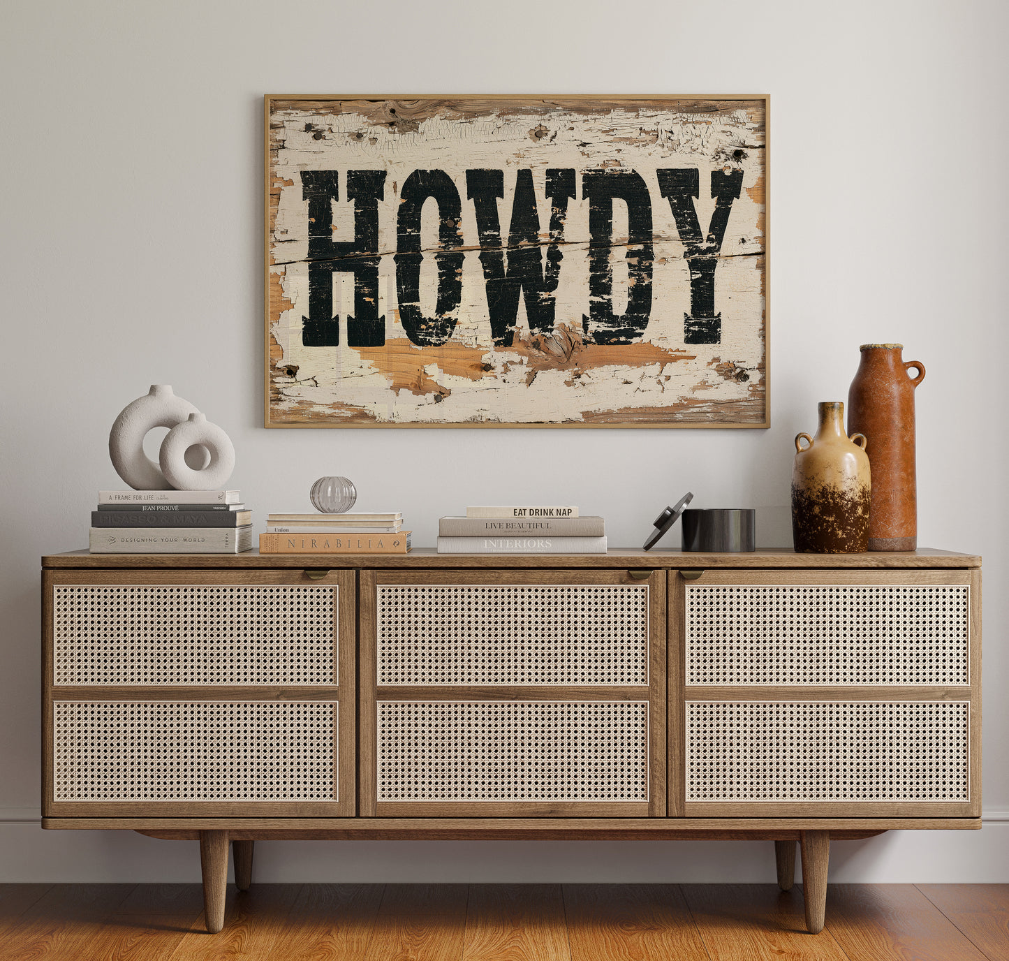 Howdy, Weathered Wood