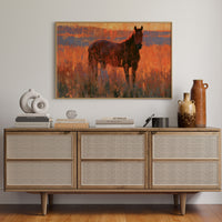 Horse Facing The Blaze