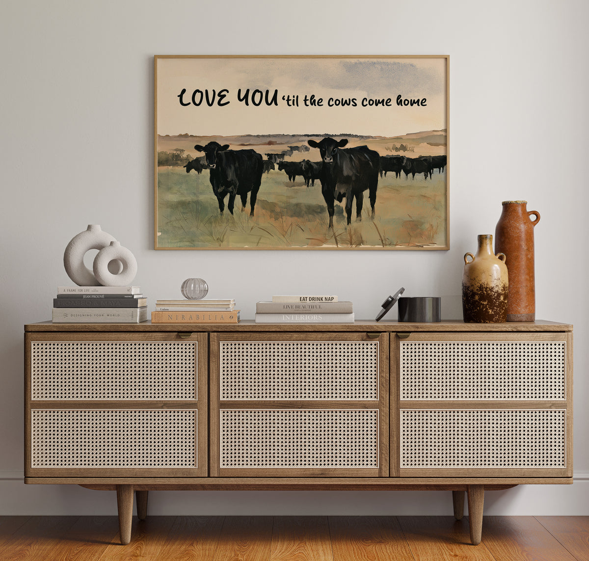 Love You Til the Cows Come Home (Painted)