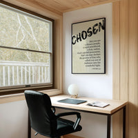 Chosen: Brushstroke Scripture Art