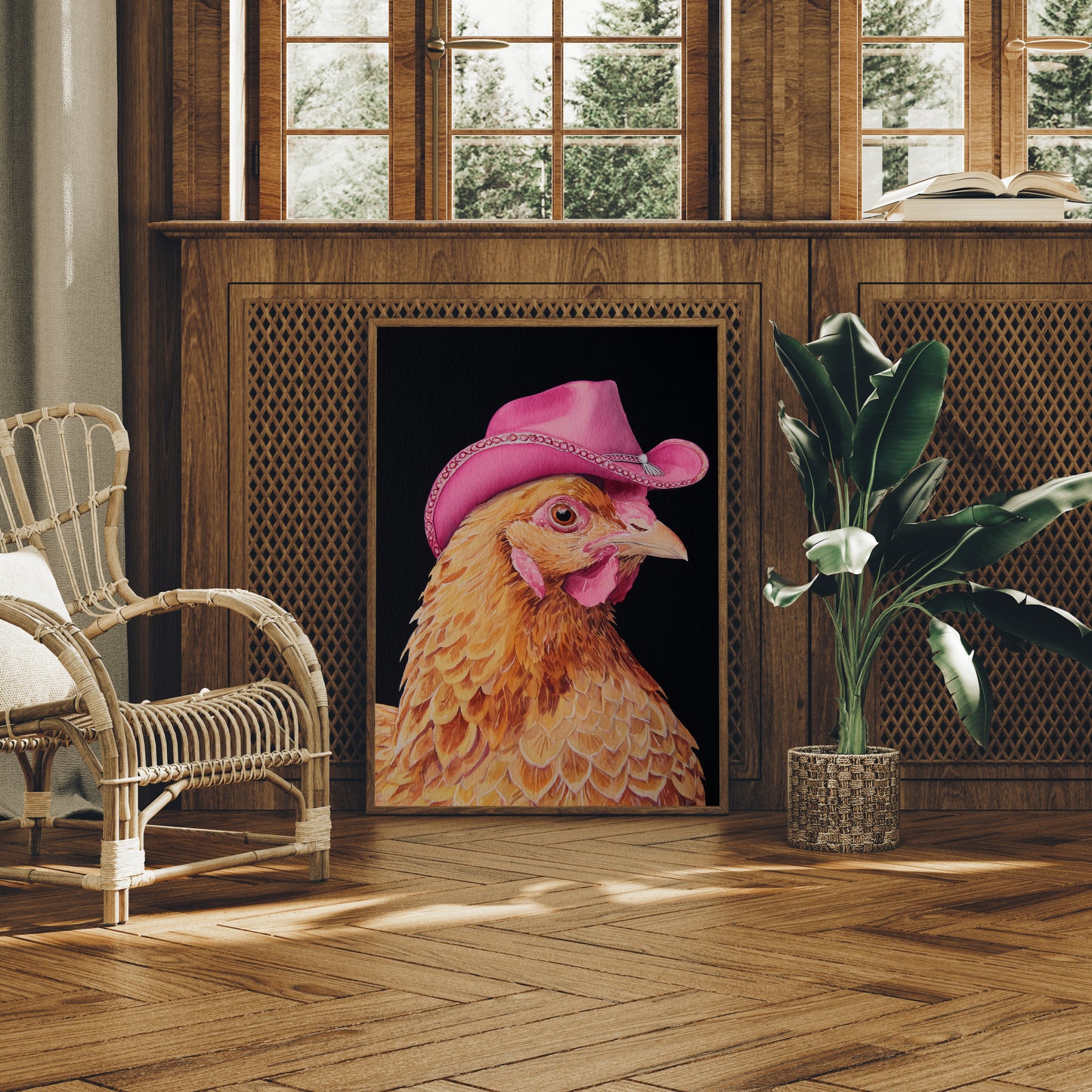 Pink Hat On The Prairie