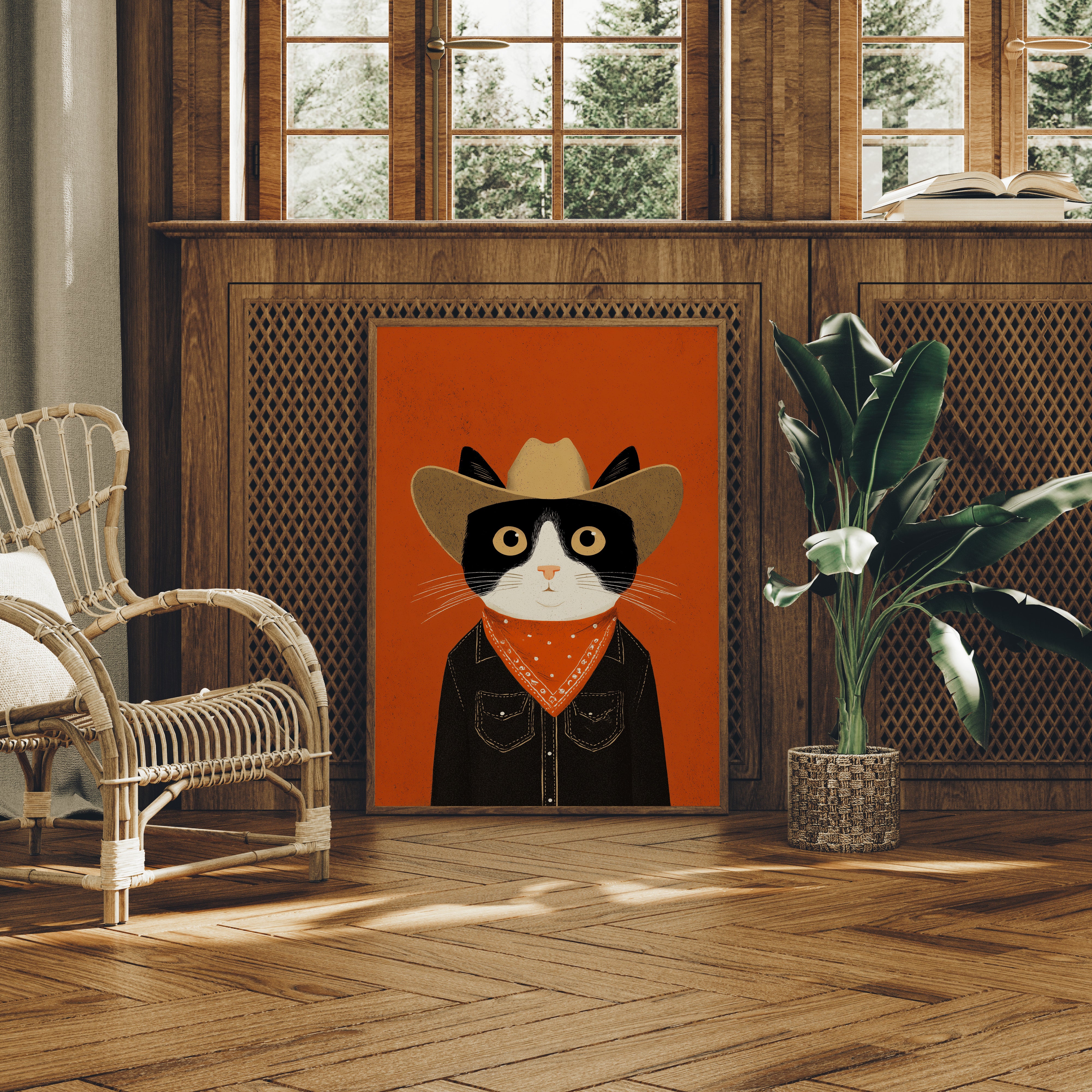 Bold Little Bandit Cat