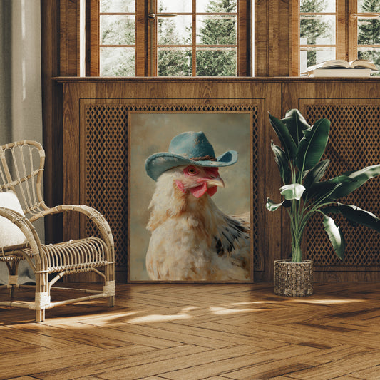 Blue Brim Barn Queen