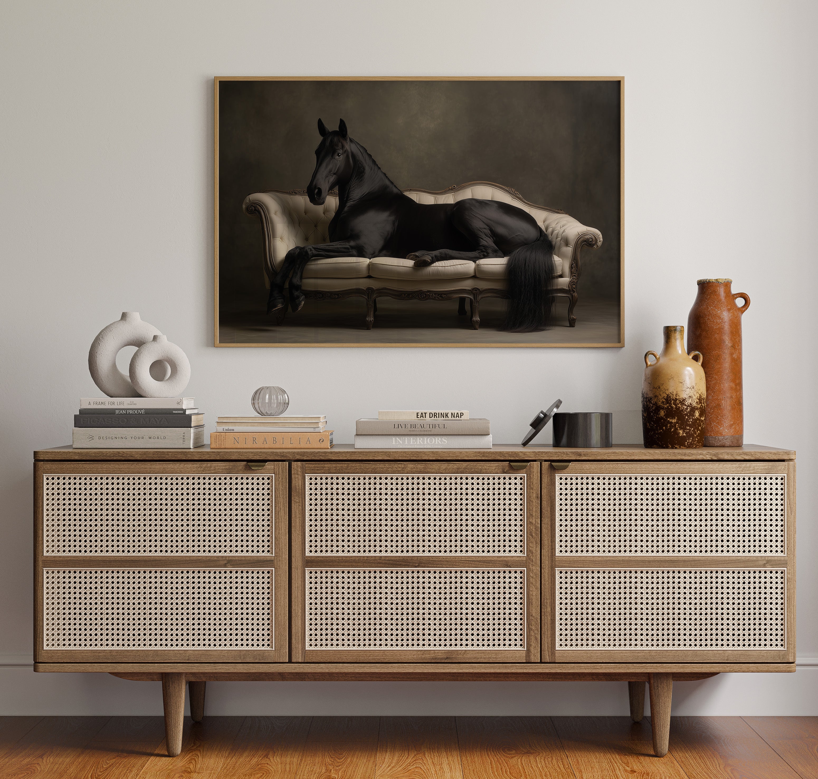 Midnight Elegance Reclined
