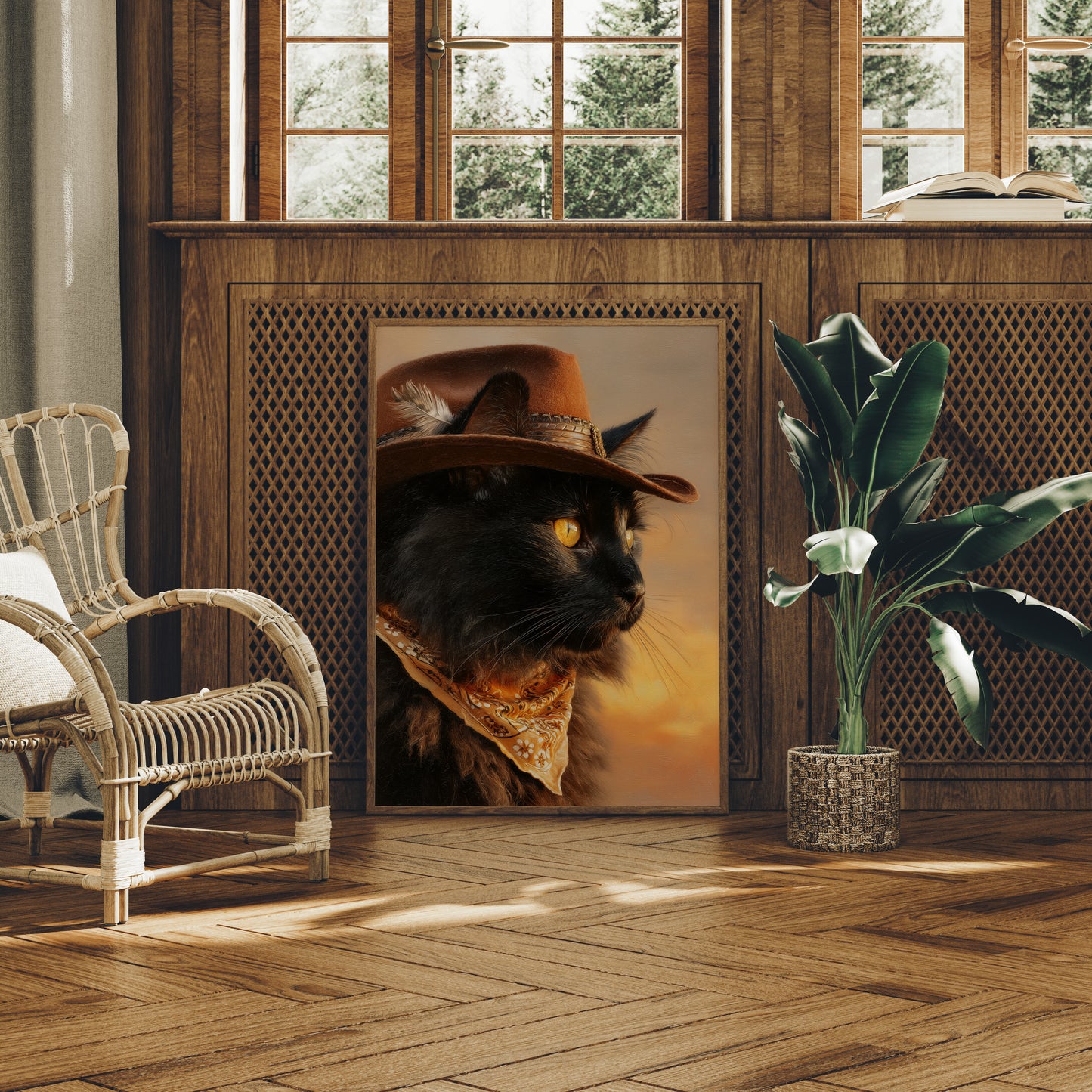 Golden Gaze At Sundown