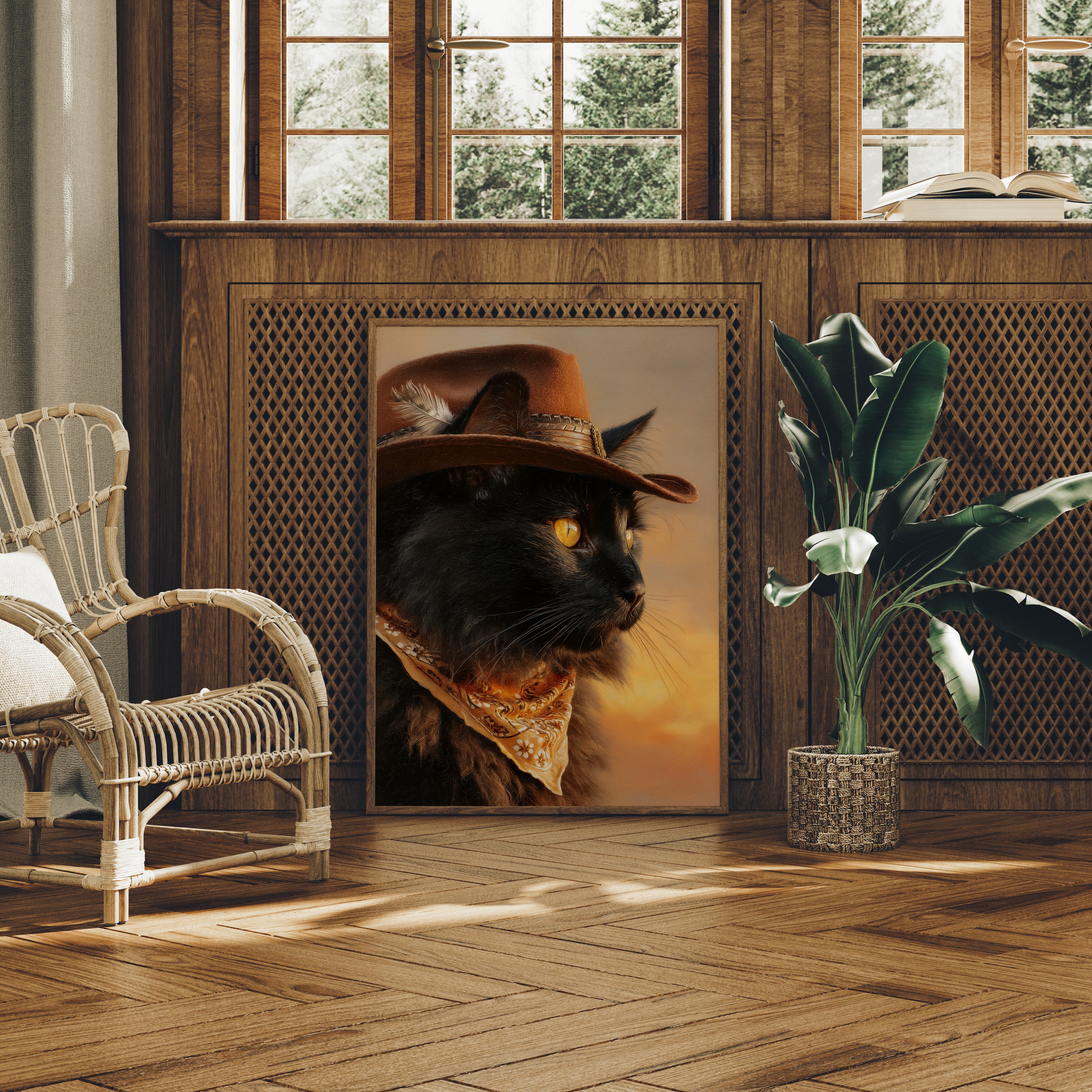Golden Gaze At Sundown