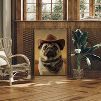 Prairie Pug At Sundown