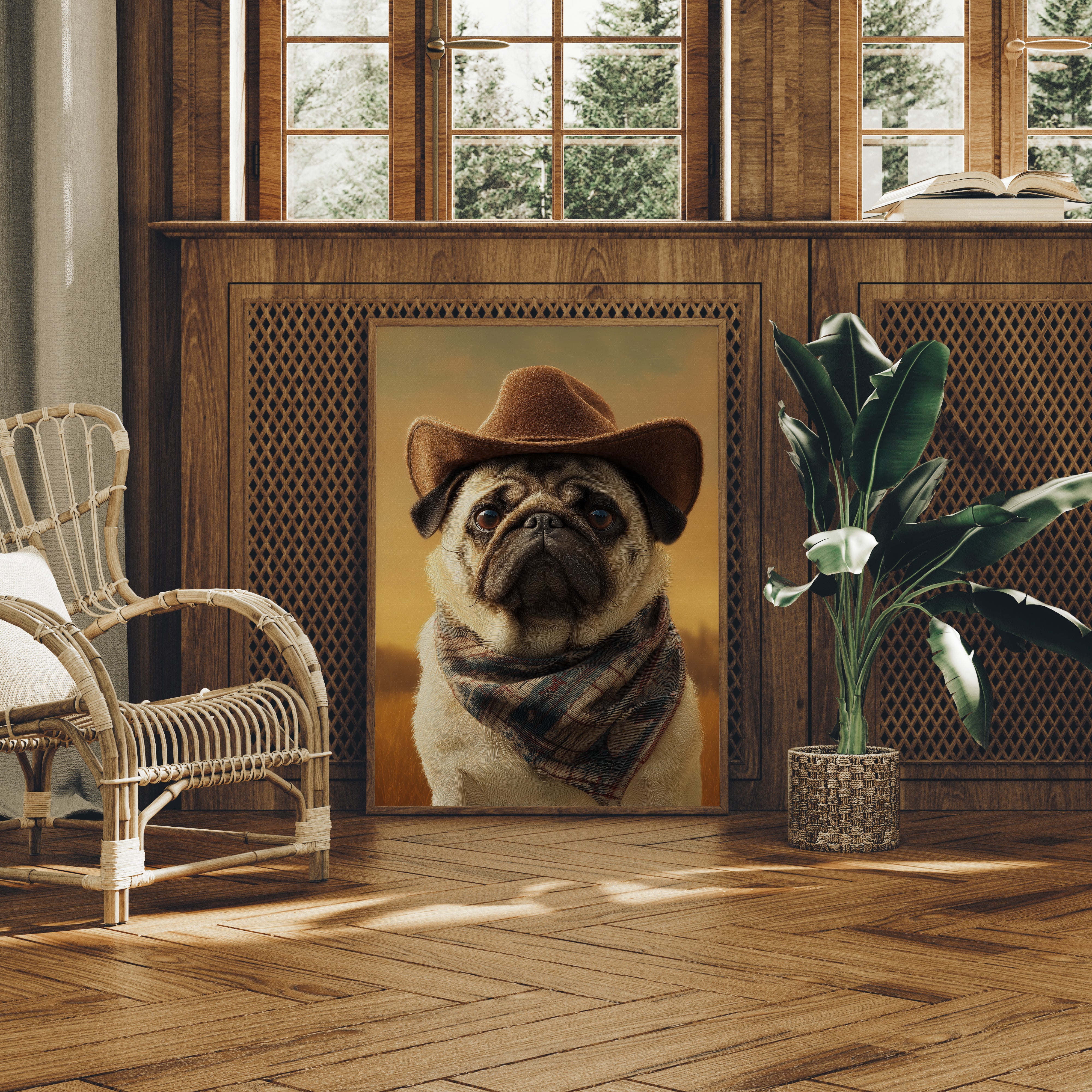 Prairie Pug At Sundown