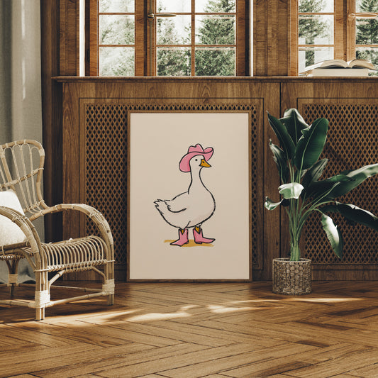 Pink Boots Prairie Goose