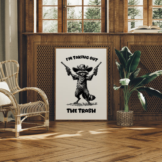 Im Taking Out the Trash Raccoon