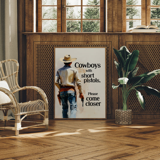 Giddy Up Partner Cowboy Print