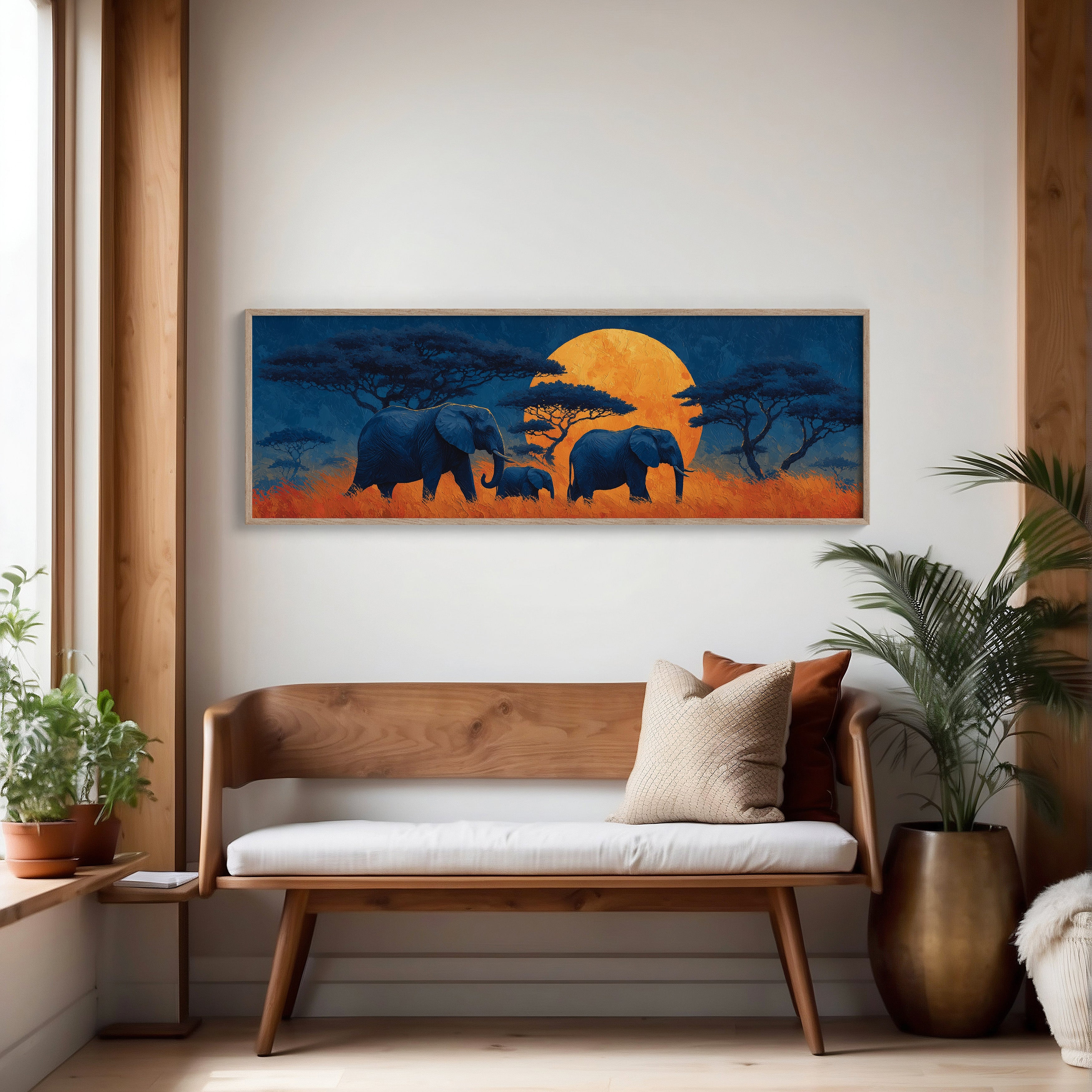 Silent Giants Beneath The Amber Moon