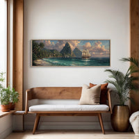 Sails Beneath Emerald Peaks