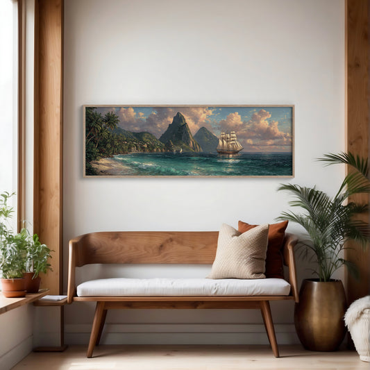 Sails Beneath Emerald Peaks