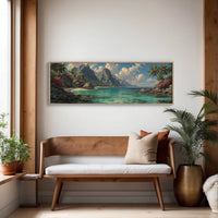Emerald Shores Beneath Rising Peaks