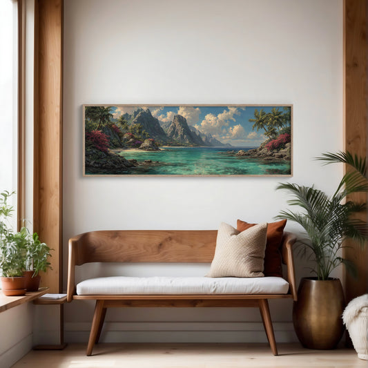 Emerald Shores Beneath Rising Peaks