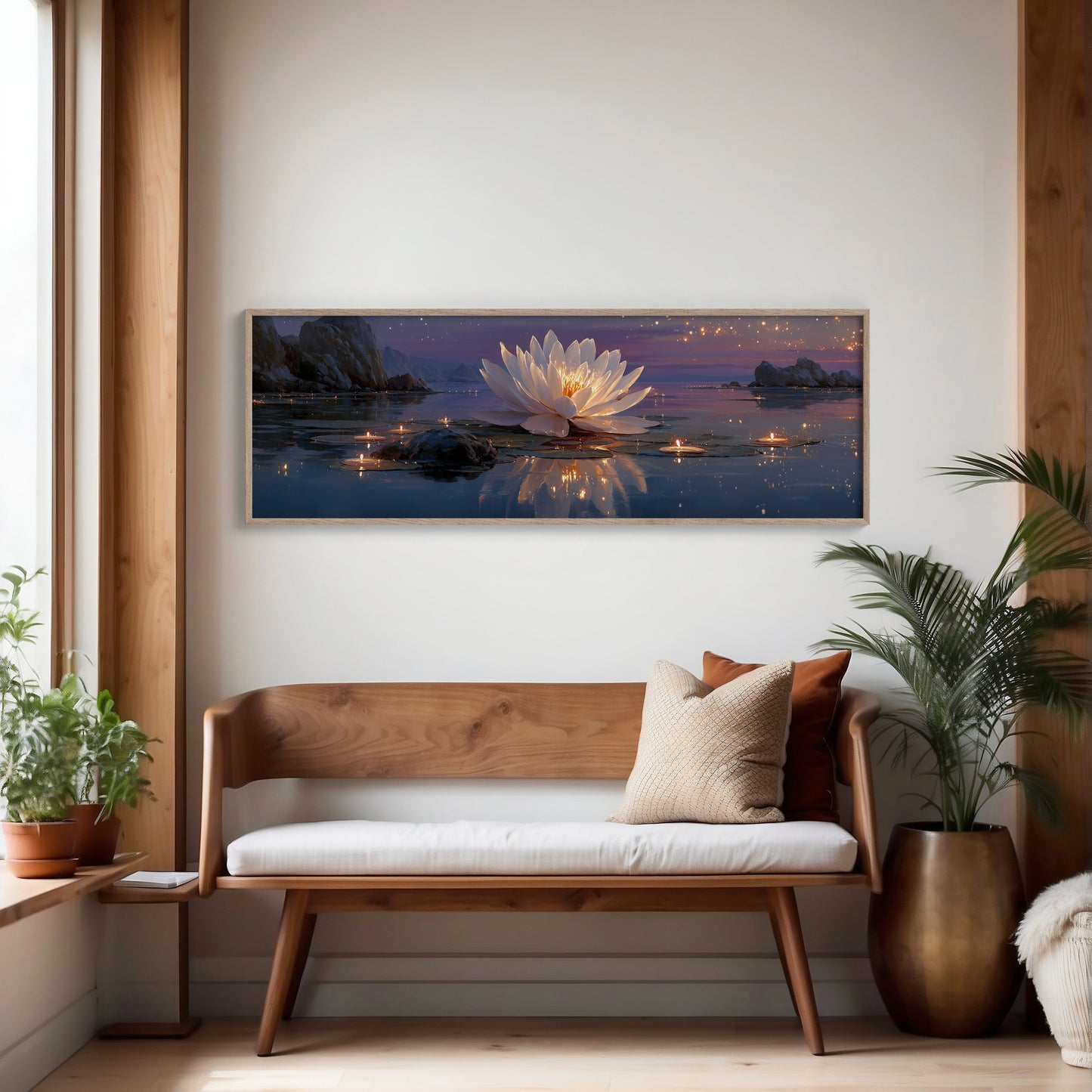 Lotus Light at Dusk