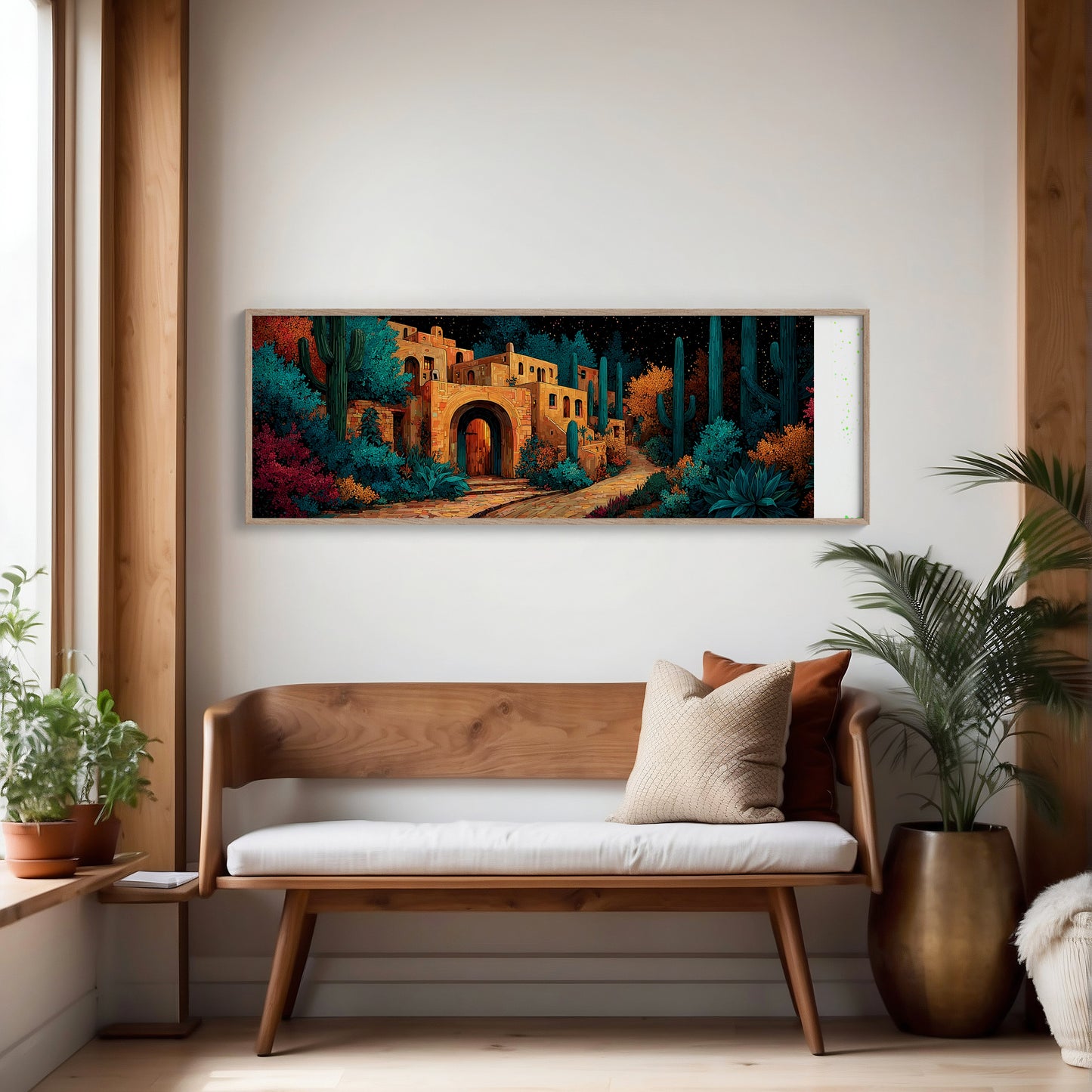 Desert Courtyard After Dusk