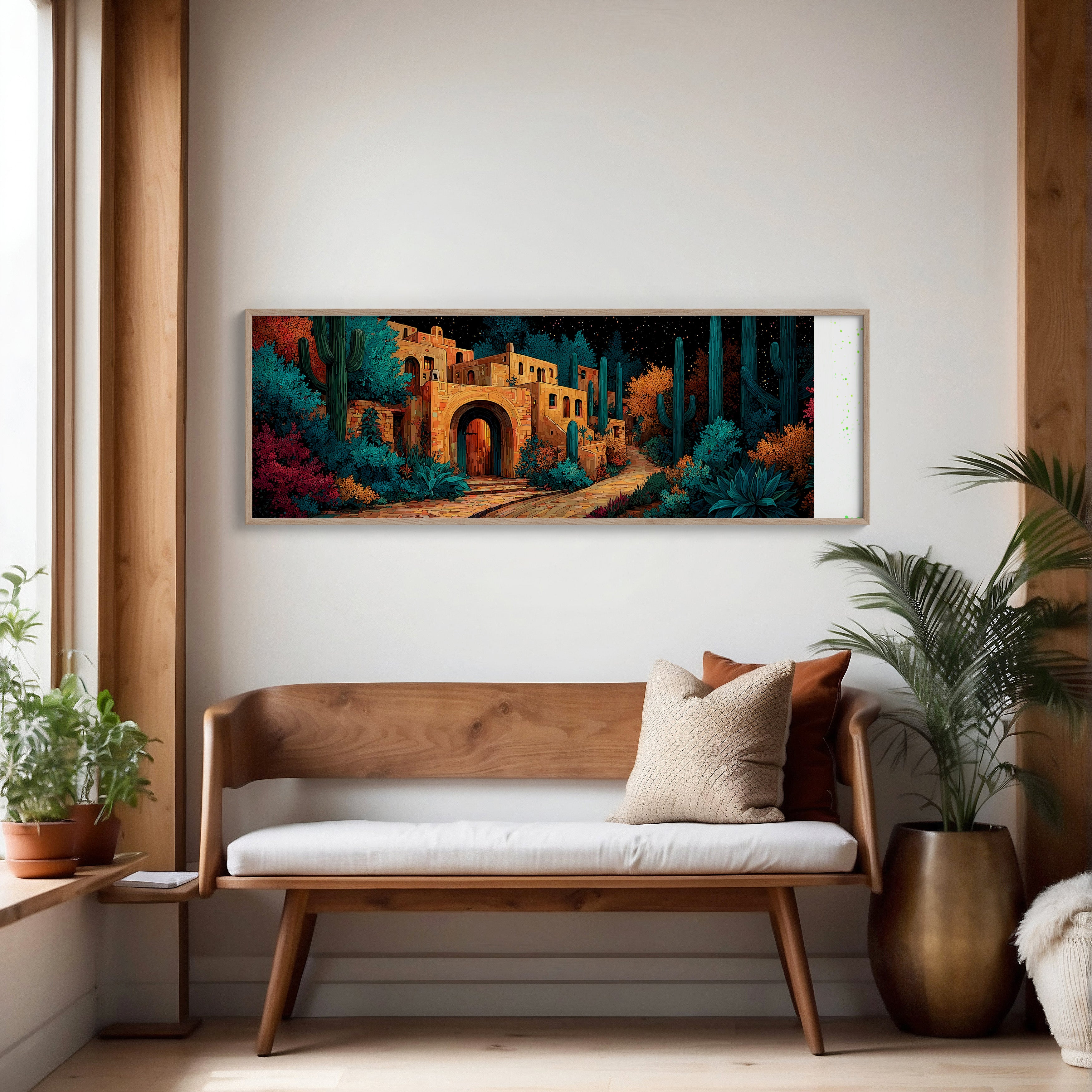 Desert Courtyard After Dusk