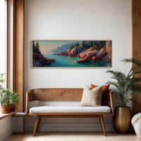 Rocky Coastal Serenity