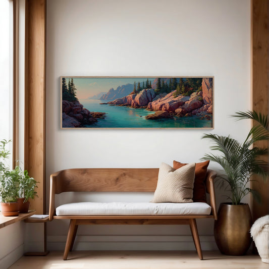 Rocky Coastal Serenity